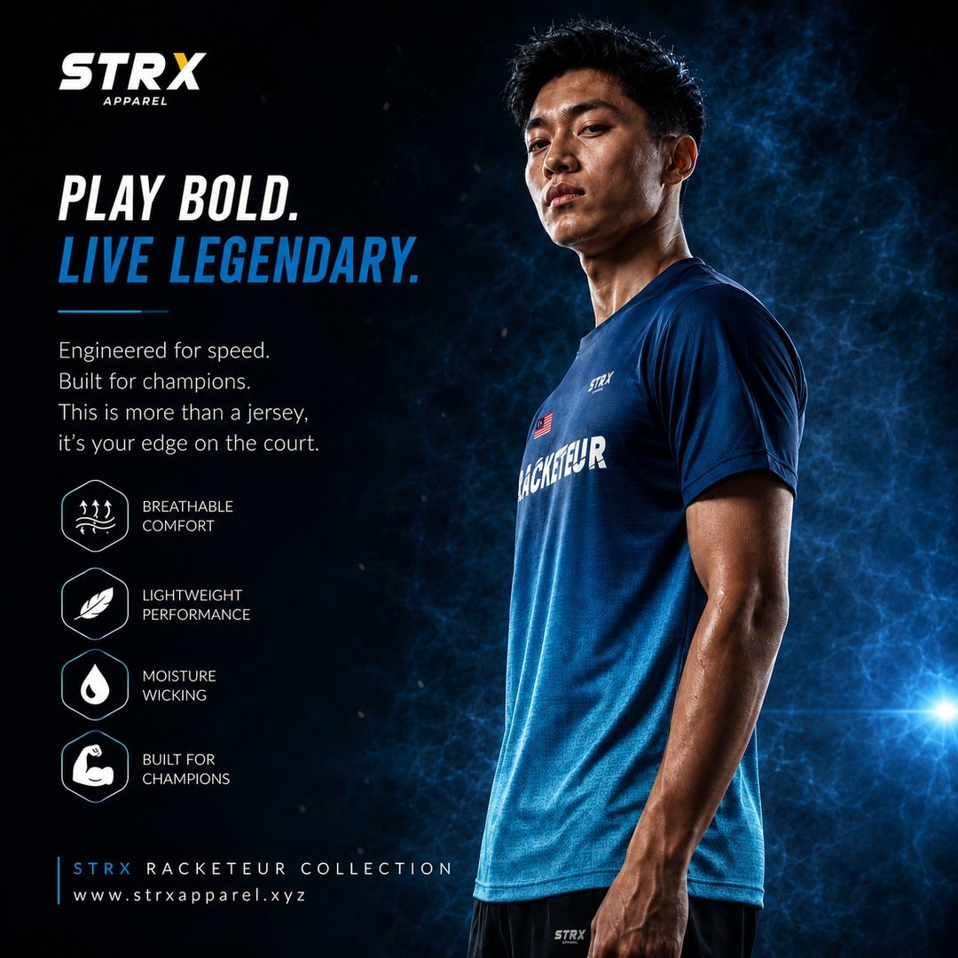 Jersey Badminton Racketeur#1 thumbnail 2